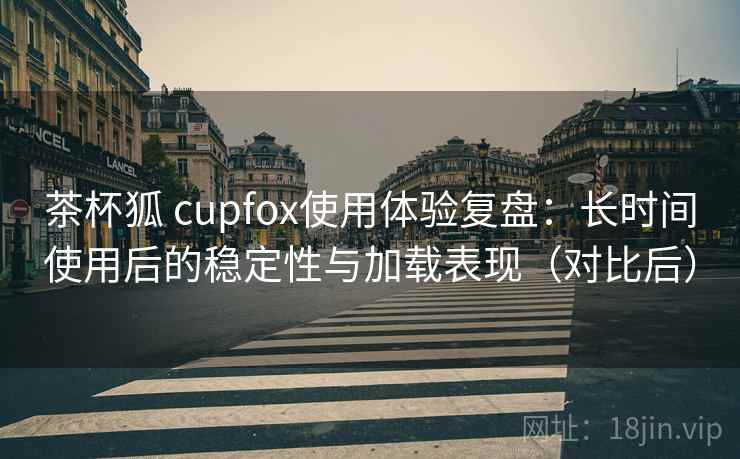 茶杯狐 cupfox使用体验复盘：长时间使用后的稳定性与加载表现（对比后）