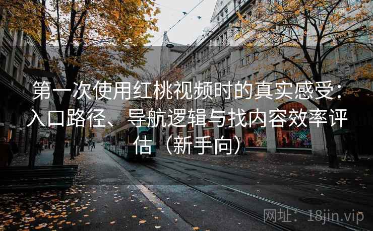 第一次使用红桃视频时的真实感受：入口路径、导航逻辑与找内容效率评估（新手向）